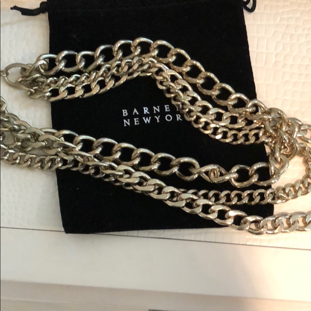 Barney’s New York gold layer chain necklace